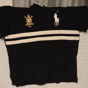 Ralph Lauren Black and White Kids Polo Shirt